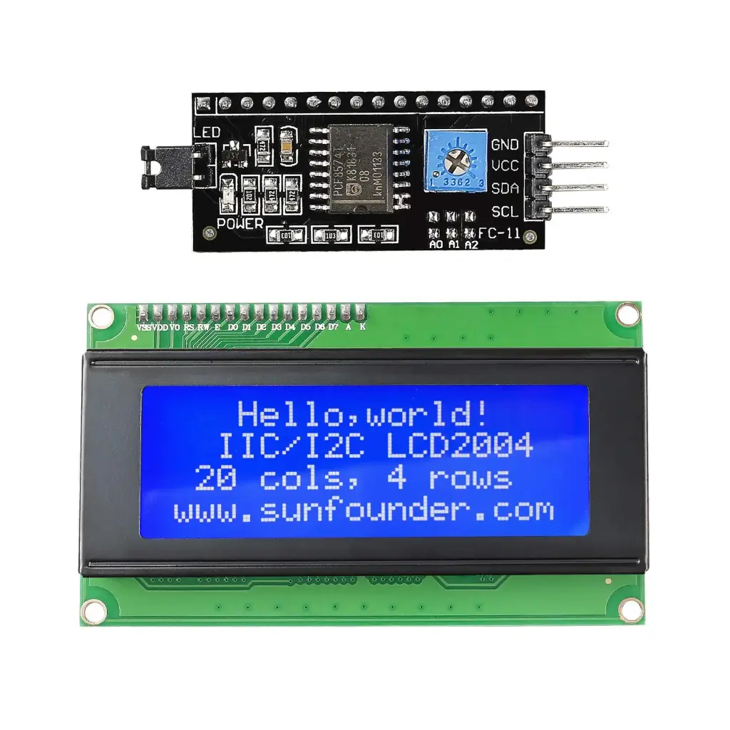 LCD Display (20x4, With I2C)