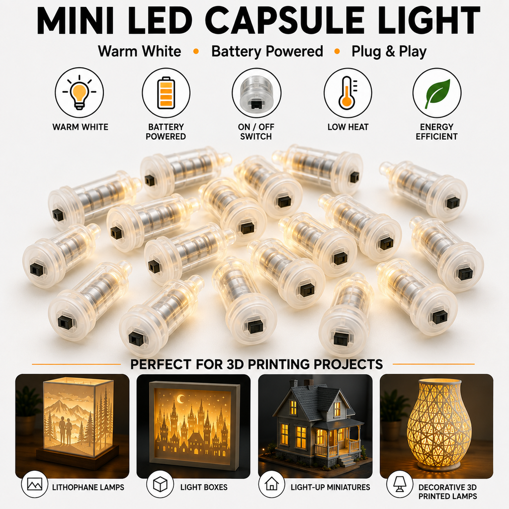 LED Capsule Light (Warm Color)