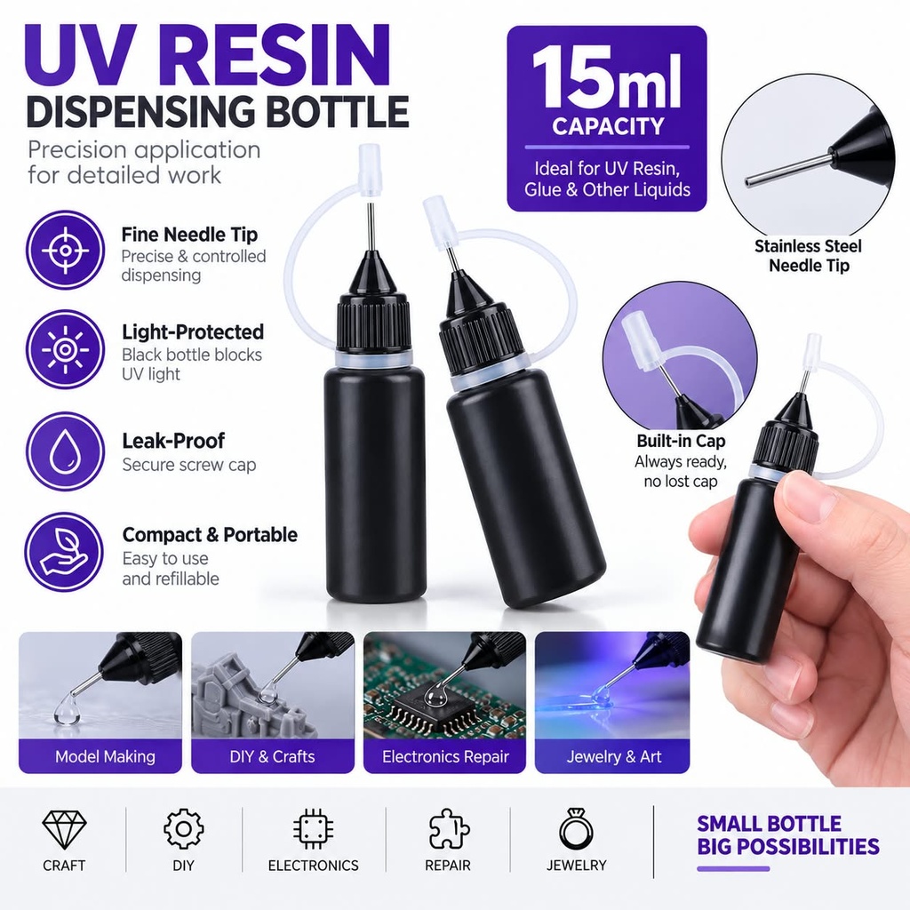 UV Resin Dispensing Bottle