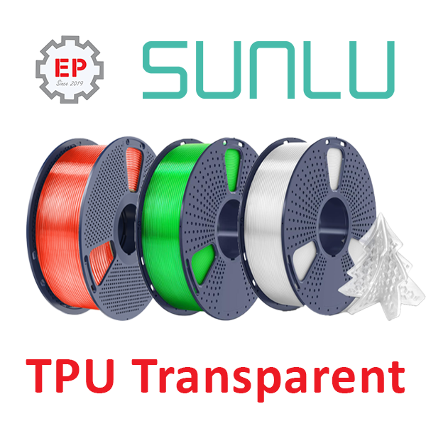 Sunlu TPU 95 Transparent Filament (Transparent)