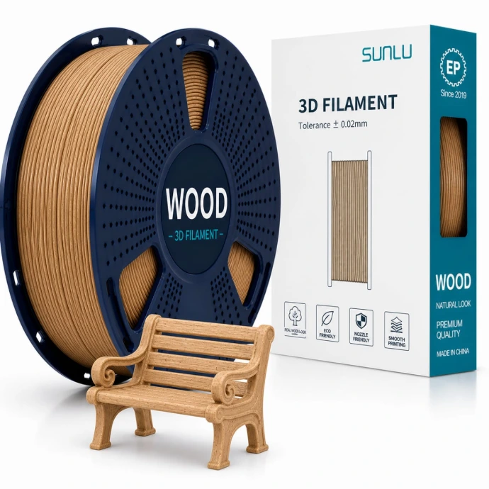 Sunlu Wood Filament (Light wood)