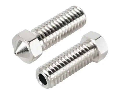 E3DV6 Volcano M6 Nozzle (Stainless Steel)