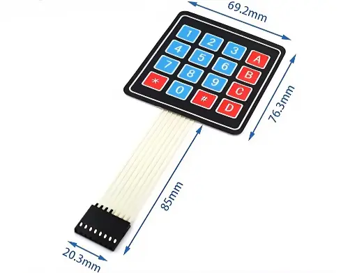 4x4 Membrance buttons